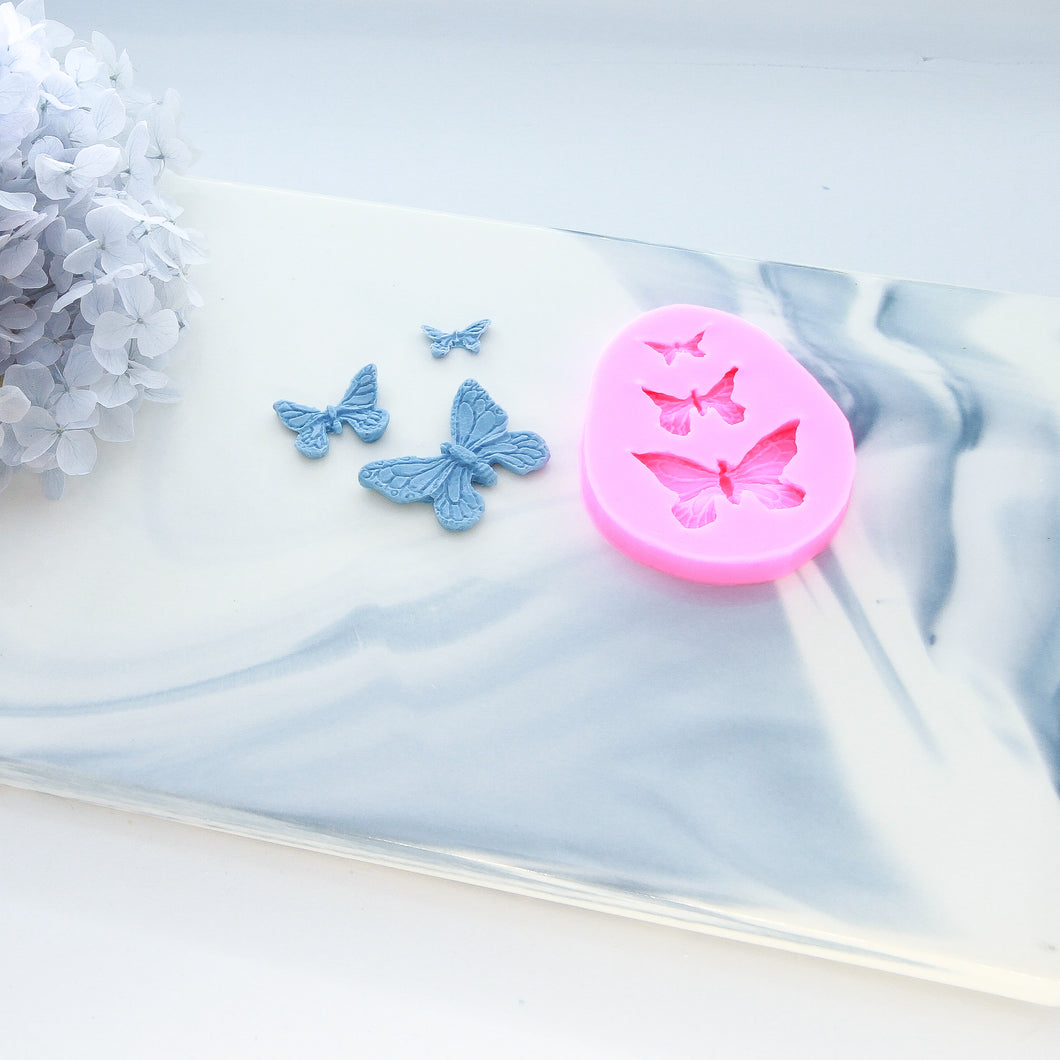 Butterfly Silicon Mould - Trio