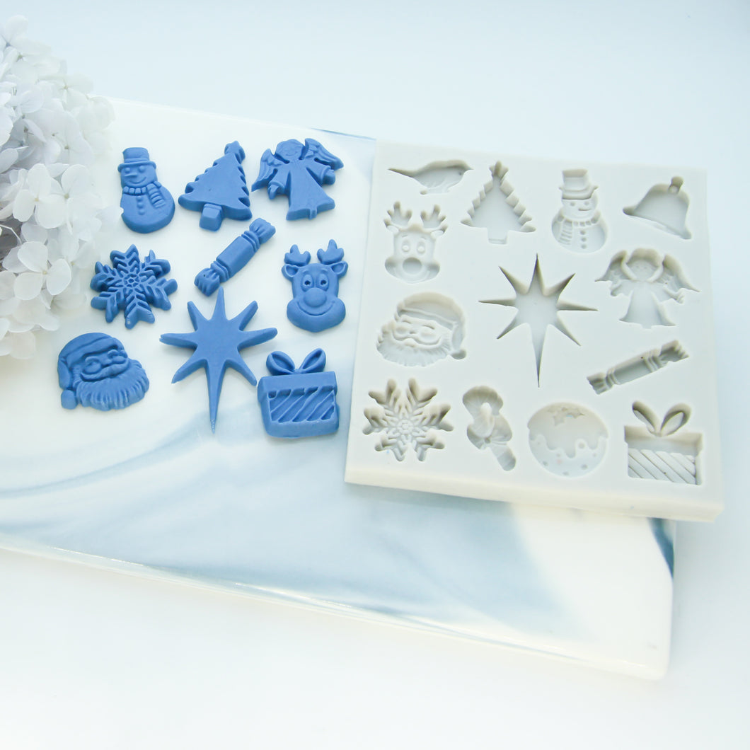 Christmas Silicon Mould - Icons