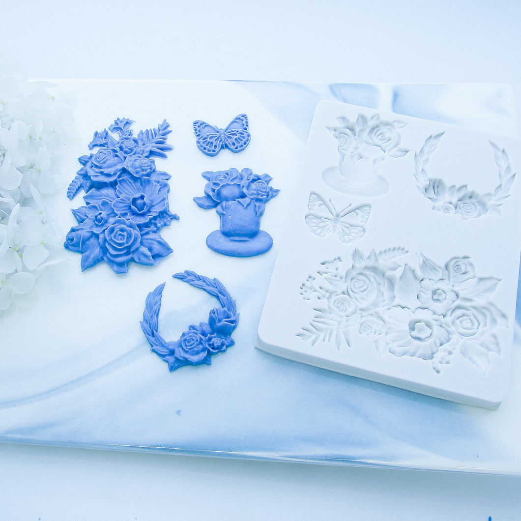 Wedding Flowers Silicon Mould