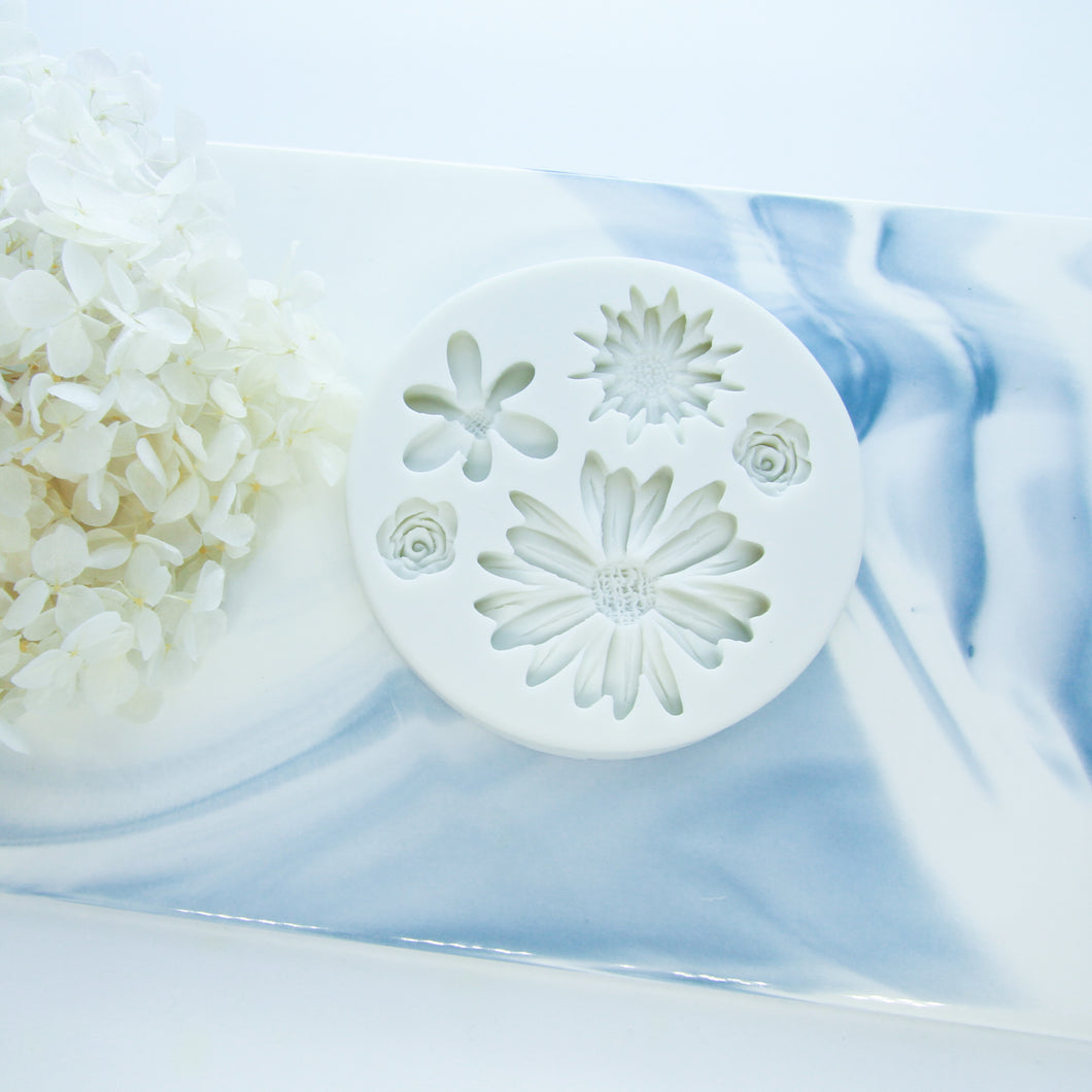 Flower Silicon Mould - Large Daisy