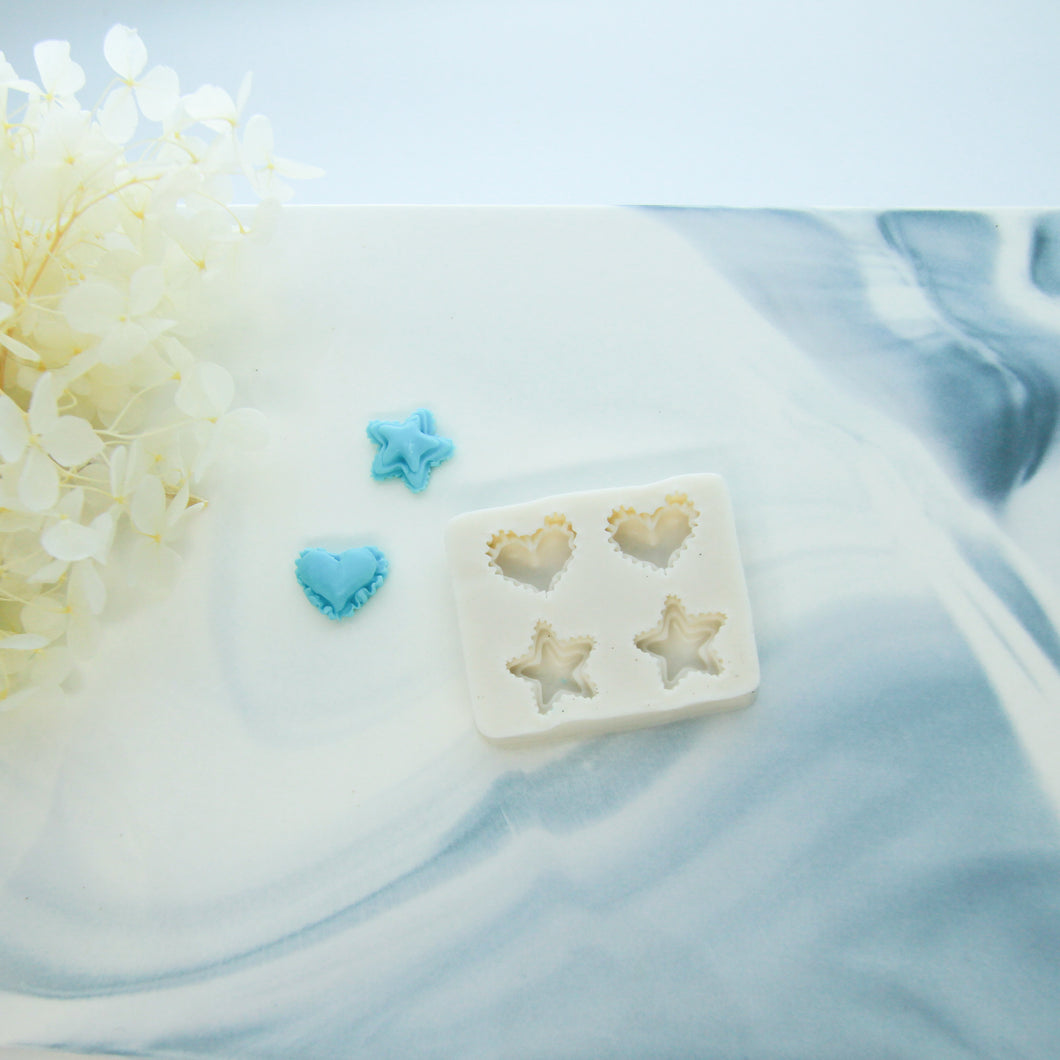 Heart and Star Silicon Mould